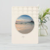 STRAND - Einladungskarte Einladung (Stehend Vorderseite)