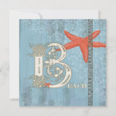 STRAND - Einladungskarte Einladung (Vorderseite)