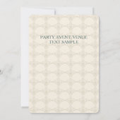 STRAND - Einladungskarte Einladung (Rückseite)