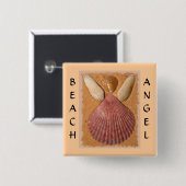 Strand-Engels-Knopf Button (Vorne & Hinten)