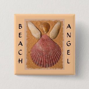 Strand-Engels-Knopf Button