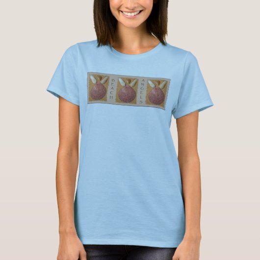 Strand-Engels-T-Shirt T-Shirt (Vorderseite)