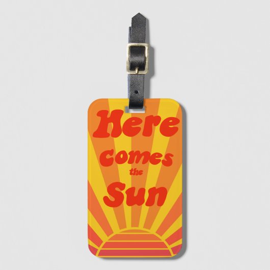 Strand Erreichbarkeit Gepäckanhänger (Vorderseite Vertikal)