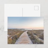 Strand Es Pujols an der Dämmerung Postkarte (Vorne/Hinten)
