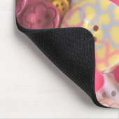 Strand-Farbknöpfe Mousepad (Ecke)