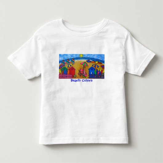 Strand färbt KinderT - Shirt (Vorderseite)