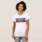 Strand färbt Trägershirt T-Shirt (Vorne ganz)