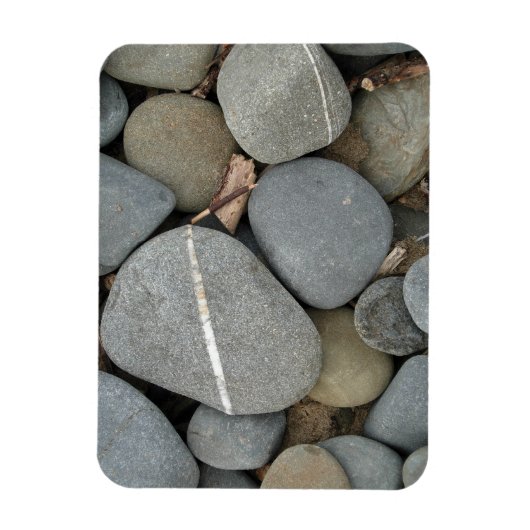 Strand Felsen und Kiesel Magnet (Vertikal)