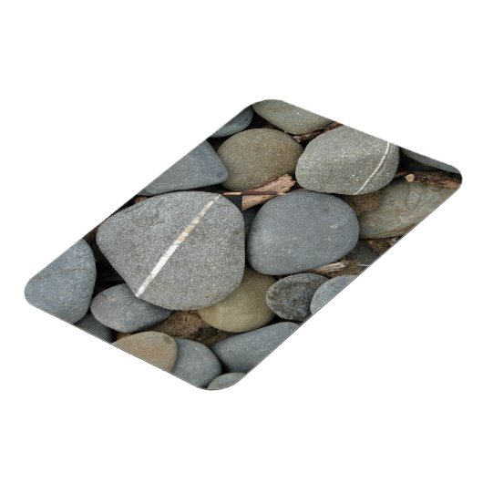 Strand Felsen und Kiesel Magnet (Linke Seite)