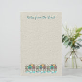 Strand-Ferien-Briefpapier Briefpapier (Stehend Vorderseite)