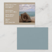 Strand-Ferien-Reisebüro Visitenkarte (Vorne/Hinten)