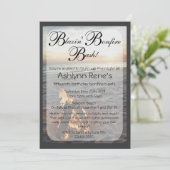 Strand-Feuer-Einladung Einladung (Stehend Vorderseite)