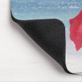 Strand-Flagge - Sturm, der 1985 warnt Mousepad (Ecke)