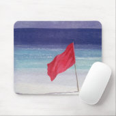 Strand-Flagge - Sturm, der 1985 warnt Mousepad (Mit Mouse)