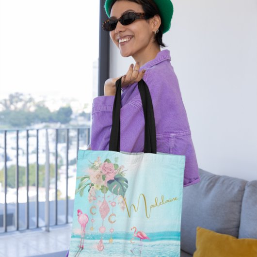 Strand Flamingo Juwelen Hübsch Pink Tasche