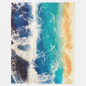 Strand Fleecedecke (Vorderseite)