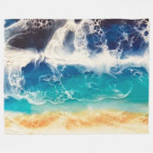 Strand Fleecedecke (Vorderseite (Horizontal))