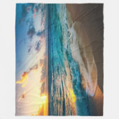 Strand Fleecedecke (Vorderseite)