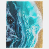 Strand Fleecedecke (Vorderseite)