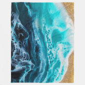 Strand Fleecedecke (Vorderseite)