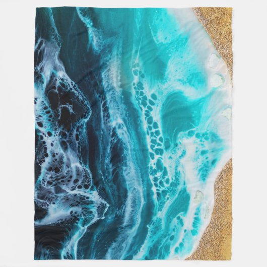 Strand Fleecedecke (Vorderseite)