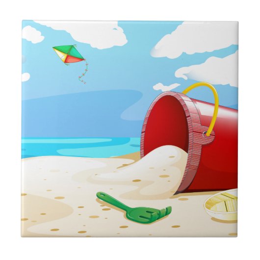 Strand Fliese (Vorderseite)