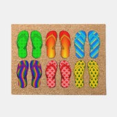 Strand Flip Flops Doormat Fußmatte (Vorderseite)