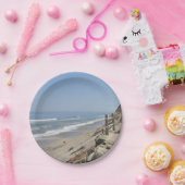 Strand-Foto Pappteller (Party)