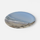 Strand-Foto Pappteller (Schrägansicht)