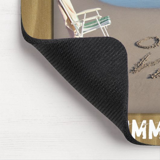 Strand-Foto-Rahmen Mousepad (Ecke)