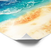 Strand Fotodruck (Ecke)