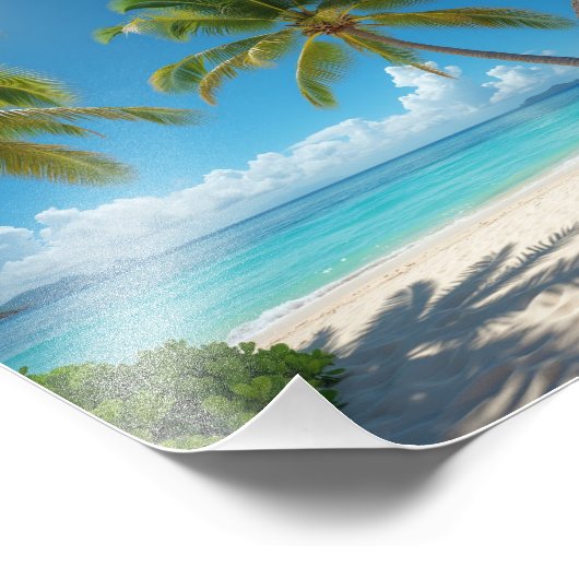 Strand Fotodruck (Ecke)