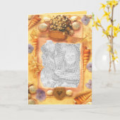 Strand-Fotokarten Karte (Gelbe Blume)