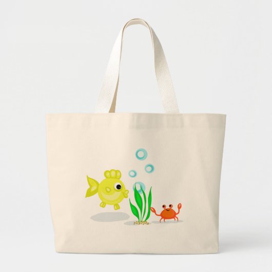 Strand-Freund-Taschen-Tasche Jumbo Stoffbeutel (Vorne)