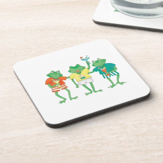 Strand-Freunde Getränkeuntersetzer (Linke Seite)