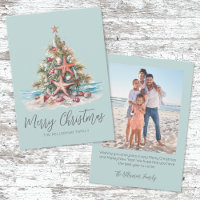 Strand Frohe Weihnachten