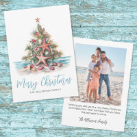Strand Frohe Weihnachten