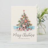 Strand Frohe Weihnachten (Stehend Vorderseite)