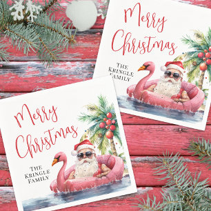 Strand Frohe Weihnachten Serviette