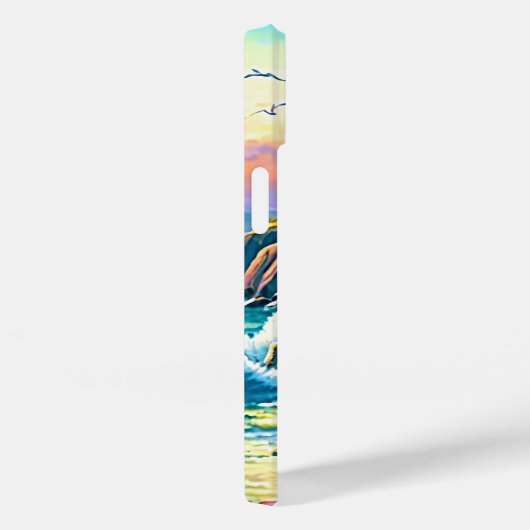 Strand für coole Leuchtturmliebhaber Case-Mate iPhone Hülle (Rückseite / Rechts)