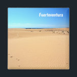 Strand Fürteventura Magnet<br><div class="desc">Sicht auf den Strand von Fürteventura. Kanarische Inseln,  Spanien.</div>