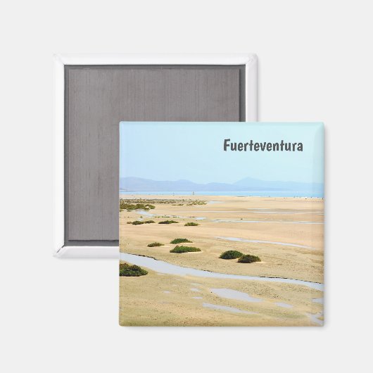 Strand Fürteventura Magnet (Vorderseite/Rückseite)