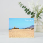 Strand Fürteventura - Postkarte (Stehend Vorderseite)