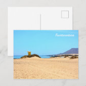 Strand Fürteventura - Postkarte (Vorne/Hinten)