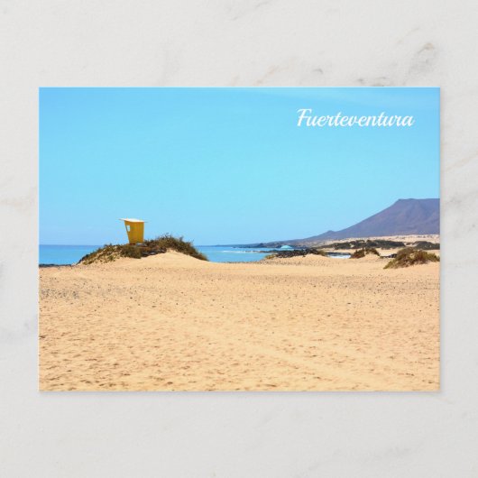 Strand Fürteventura - Postkarte (Vorderseite)