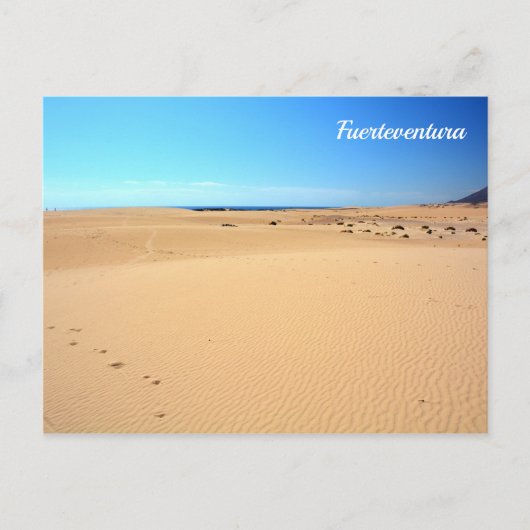 Strand Fürteventura - Postkarte (Vorderseite)