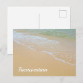 Strand Fürteventura - Postkarte (Vorne/Hinten)