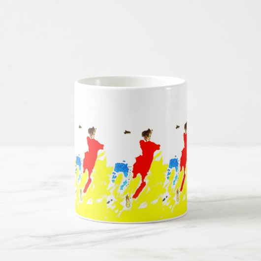 Strand-Fußball-Tasse Tasse (Mittel)