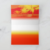 Strand-Geburtstag Karte (Innenseite)