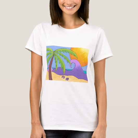 Strand-Gedanken T-Shirt (Vorderseite)